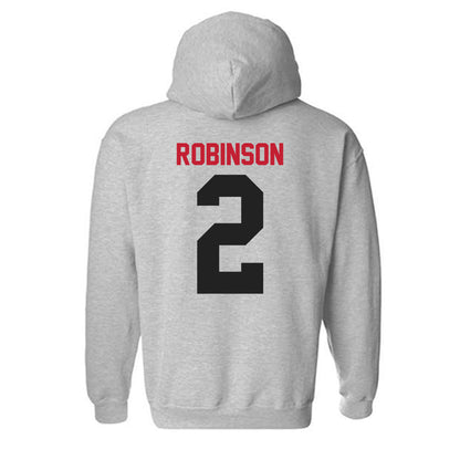 Ball State - NCAA Football : Ty Robinson - Hooded Sweatshirt-1