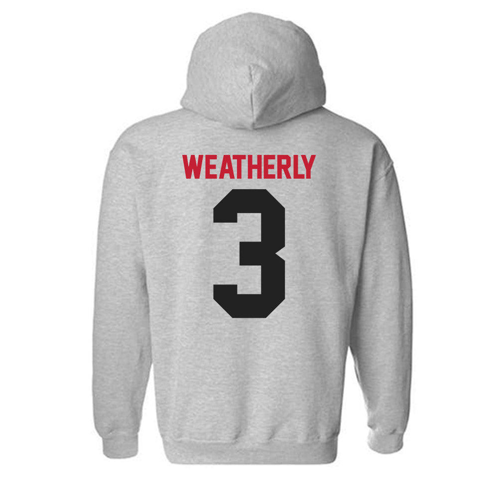 Ball State - NCAA Football : Eric Weatherly - Hooded Sweatshirt-1