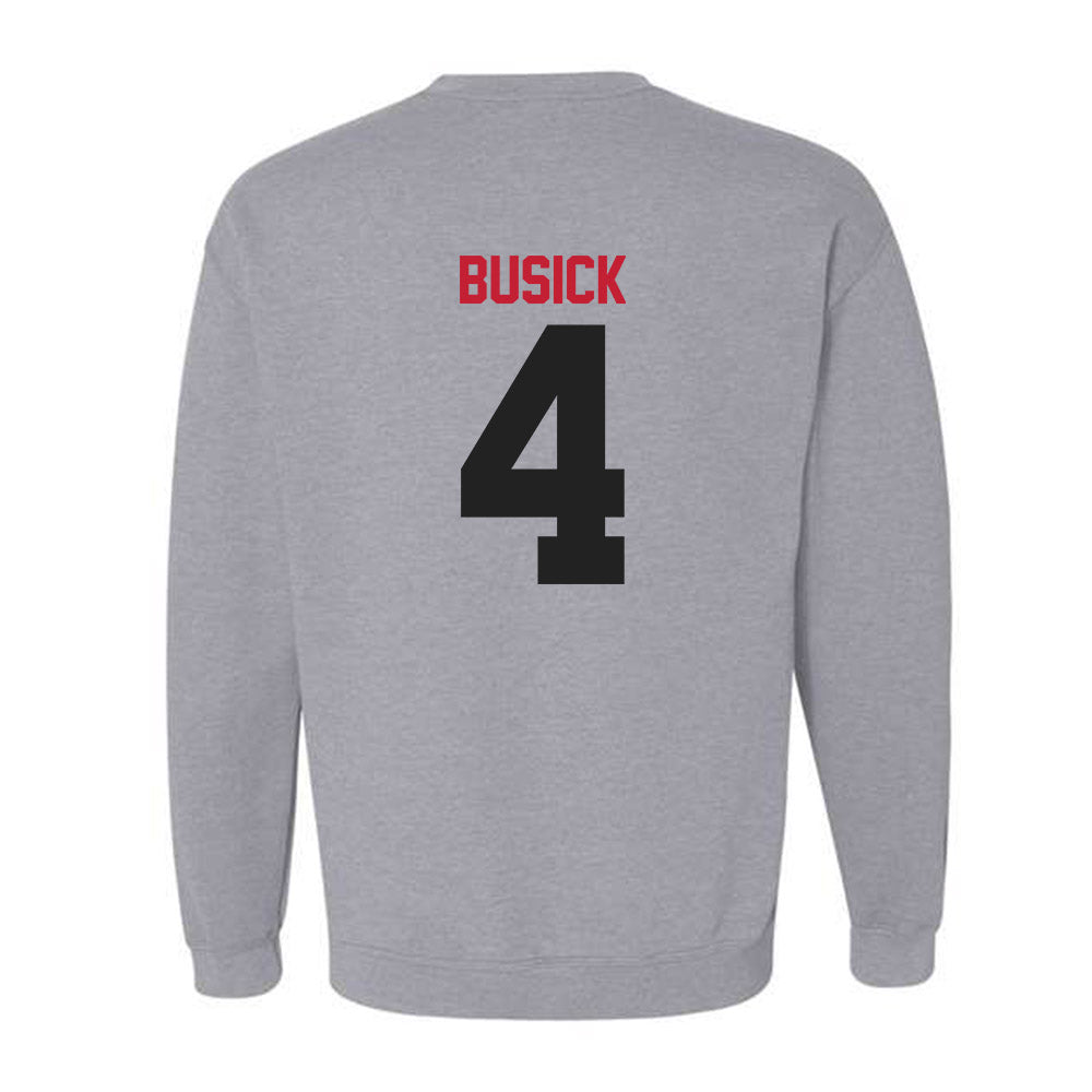 Ball State - NCAA Women's Volleyball : Paige Busick - Crewneck Sweatshirt