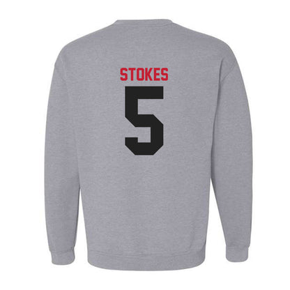 Ball State - NCAA Baseball : Taber Stokes - Crewneck Sweatshirt-1