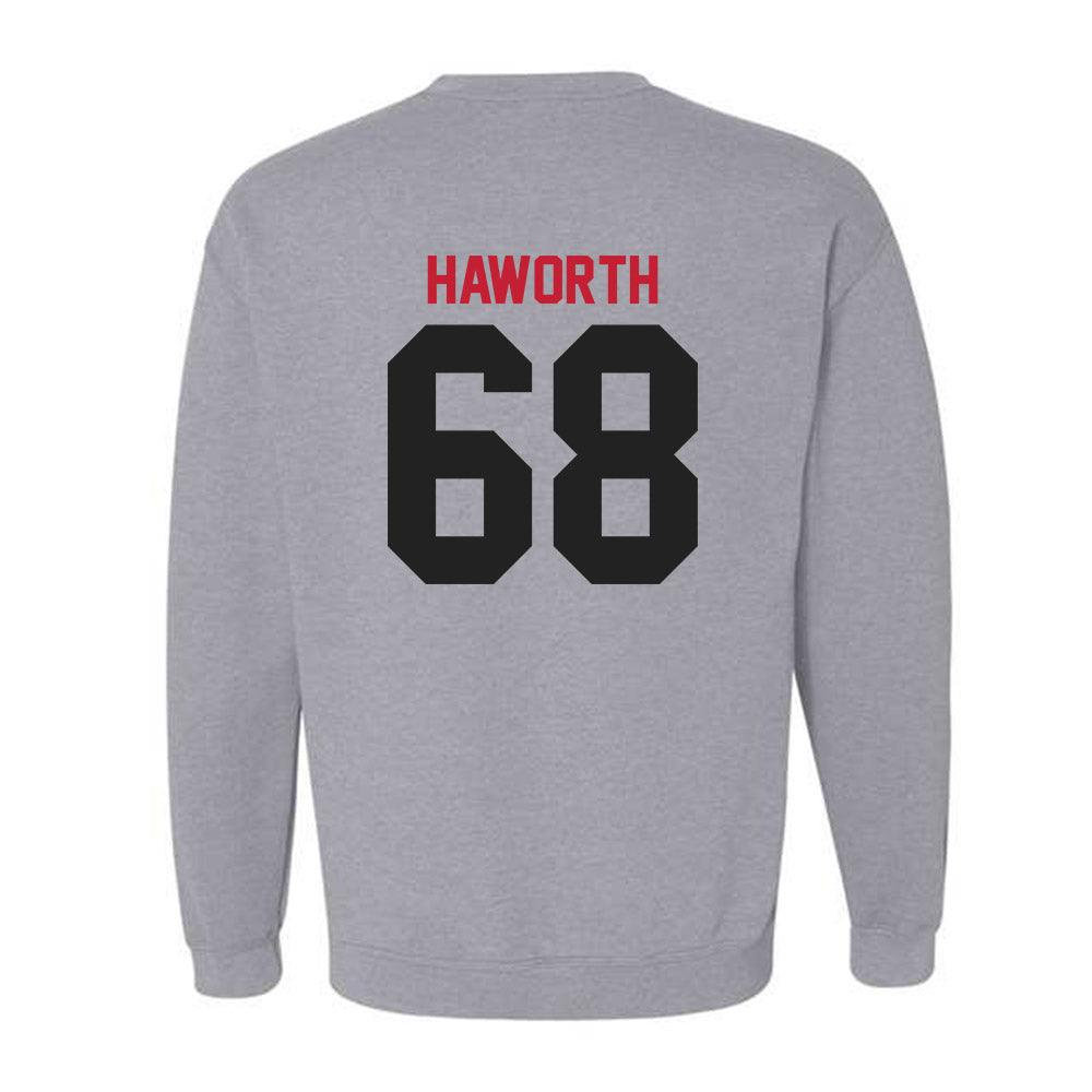 Ball State - NCAA Football : Grant Haworth - Crewneck Sweatshirt-1