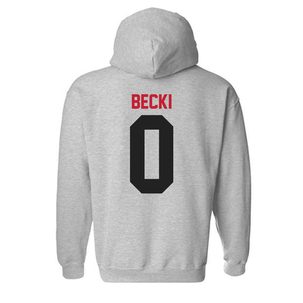 Ball State - NCAA Women's Basketball : Ally Becki - Hooded Sweatshirt