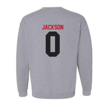Ball State - NCAA Football : Elijah Jackson - Crewneck Sweatshirt-1