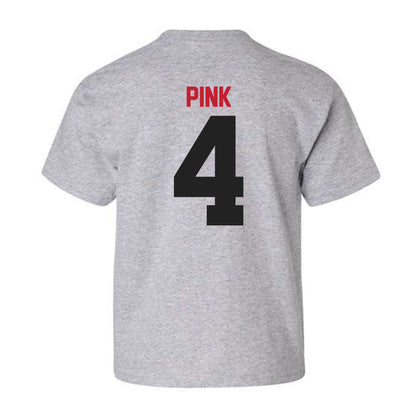 Ball State - NCAA Men's Volleyball : Xander Pink - Youth T-Shirt