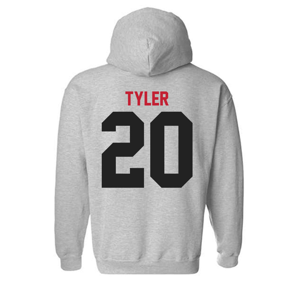 Ball State - NCAA Women's Volleyball : Carson Tyler - Hooded Sweatshirt-1