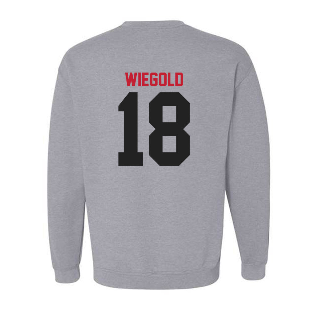 Ball State - NCAA Football : Jackson Wiegold - Crewneck Sweatshirt-1