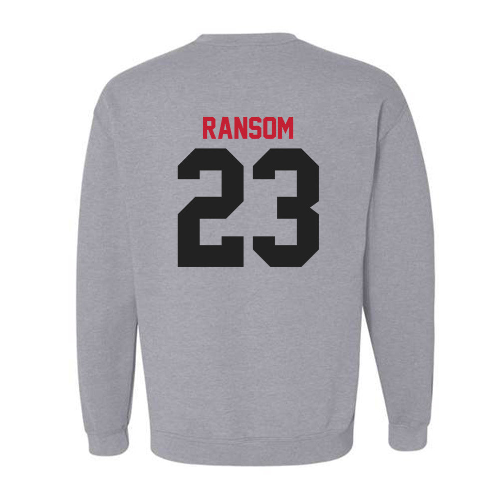Ball State - NCAA Women's Basketball : Zuri Ransom - Crewneck Sweatshirt-1