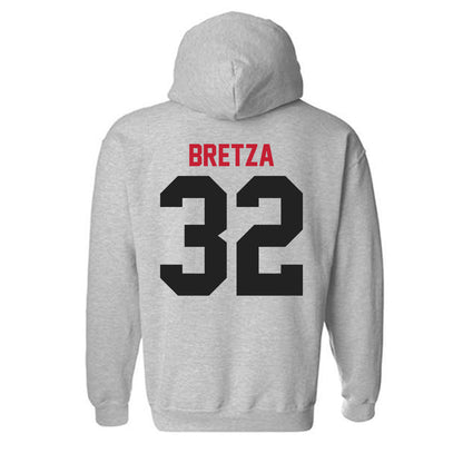 Ball State - NCAA Baseball : Zander Bretza - Hooded Sweatshirt-1