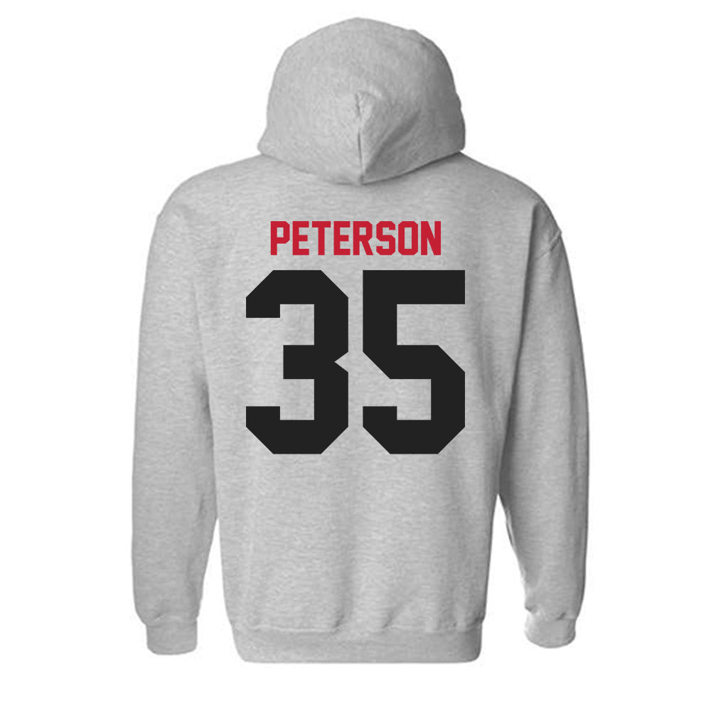 Ball State - NCAA Football : Russell Peterson - Hooded Sweatshirt-1