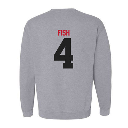 Ball State - NCAA Men's Basketball : Kayden Fish - Crewneck Sweatshirt-1