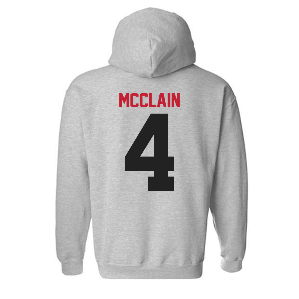 Ball State - NCAA Football : Eric McClain - Hooded Sweatshirt-1