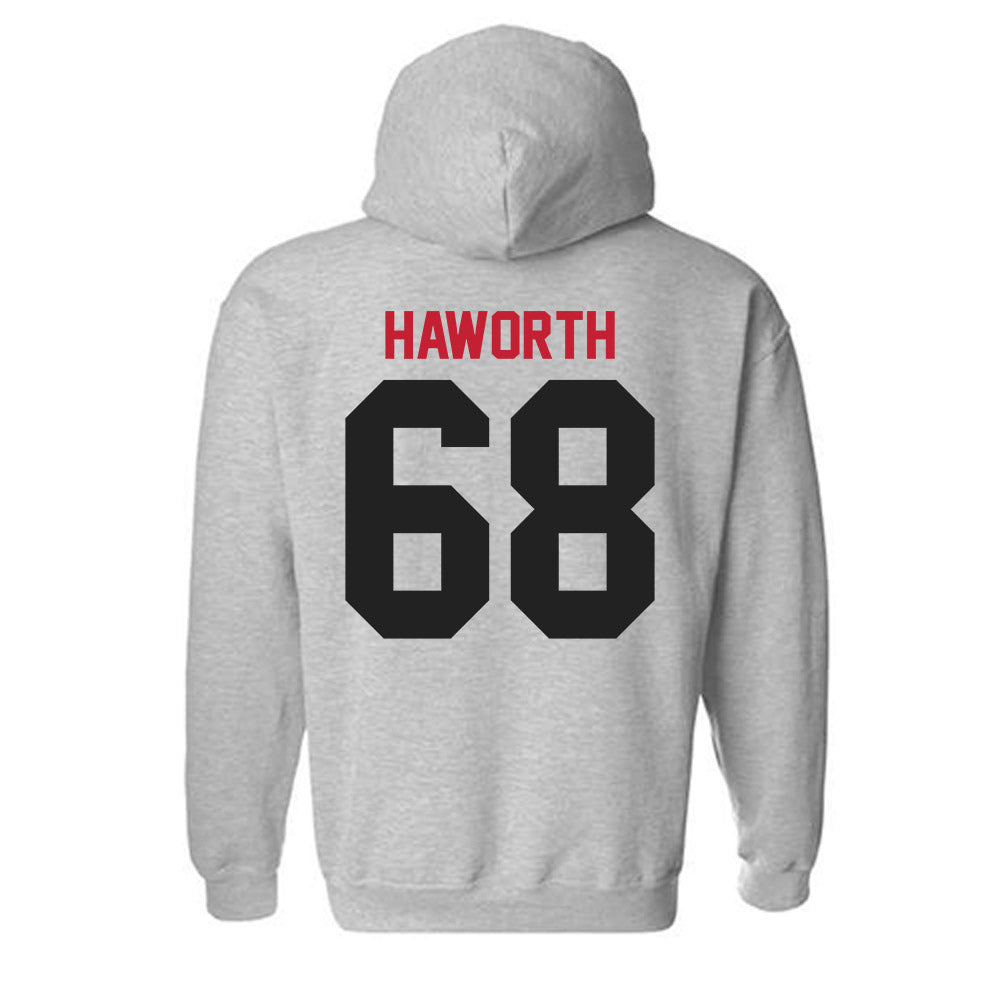 Ball State - NCAA Football : Grant Haworth - Hooded Sweatshirt-1