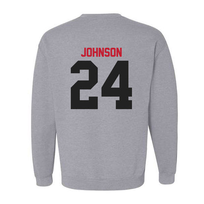 Ball State - NCAA Baseball : Keegan Johnson - Crewneck Sweatshirt-1