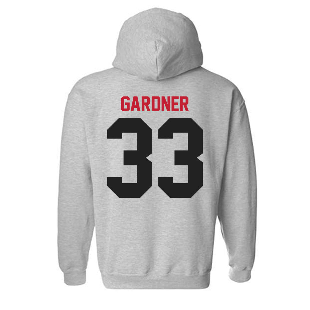 Ball State - NCAA Baseball : Patrick Gardner - Hooded Sweatshirt-1