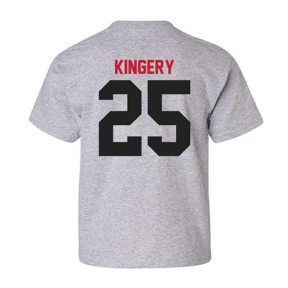  - NCAA Women's Basketball : Grace Kingery - Youth T-Shirt-1