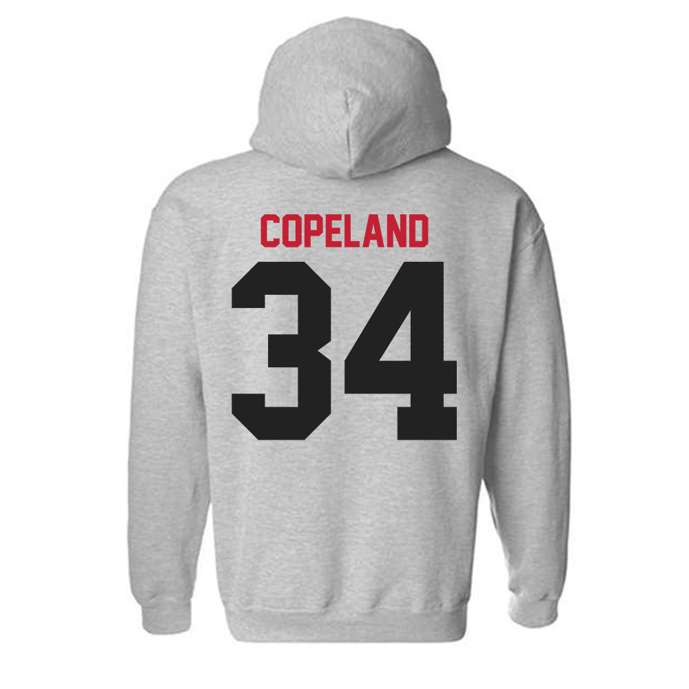 Ball State - NCAA Men's Basketball : Preston Copeland - Hooded Sweatshirt-1