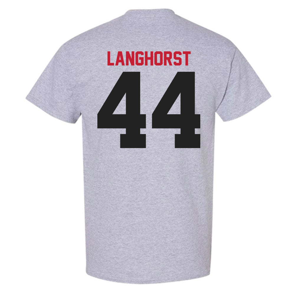 Ball State - NCAA Baseball : Kade Langhorst - T-Shirt-1