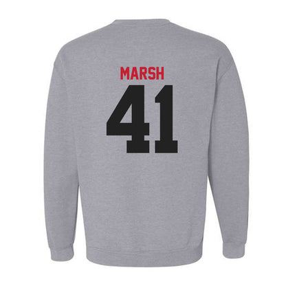 Ball State - NCAA Football : Ben Marsh - Crewneck Sweatshirt-1