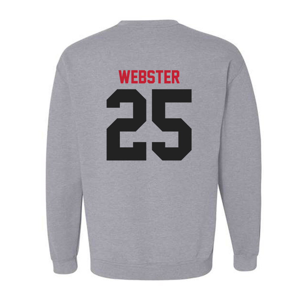 Ball State - NCAA Football : Mikeah Webster - Crewneck Sweatshirt-1