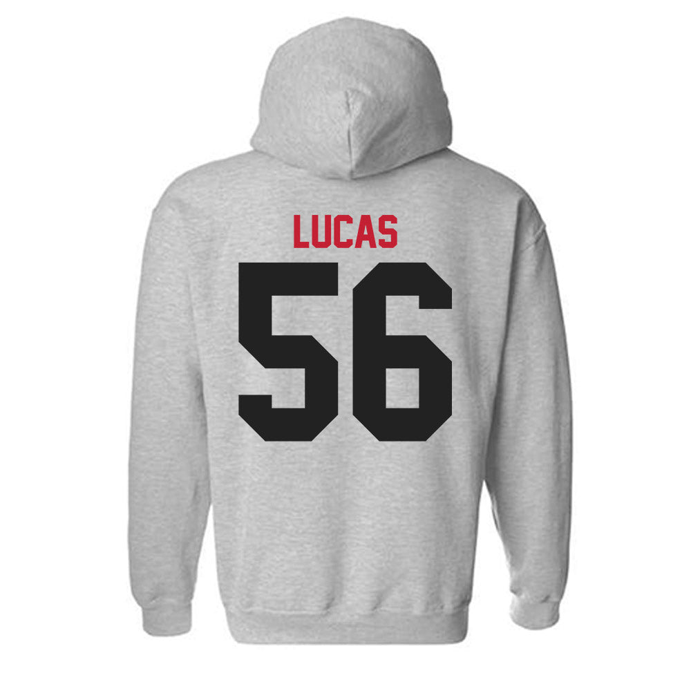 Ball State - NCAA Football : Isaac Lucas - Hooded Sweatshirt-1
