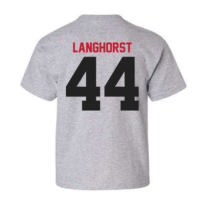 Ball State - NCAA Baseball : Kade Langhorst - Youth T-Shirt-1