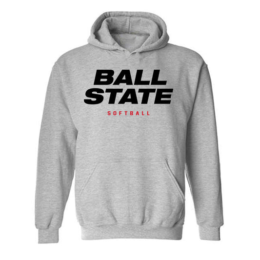 Ball State - NCAA Softball : Ava McNally - Hooded Sweatshirt-0