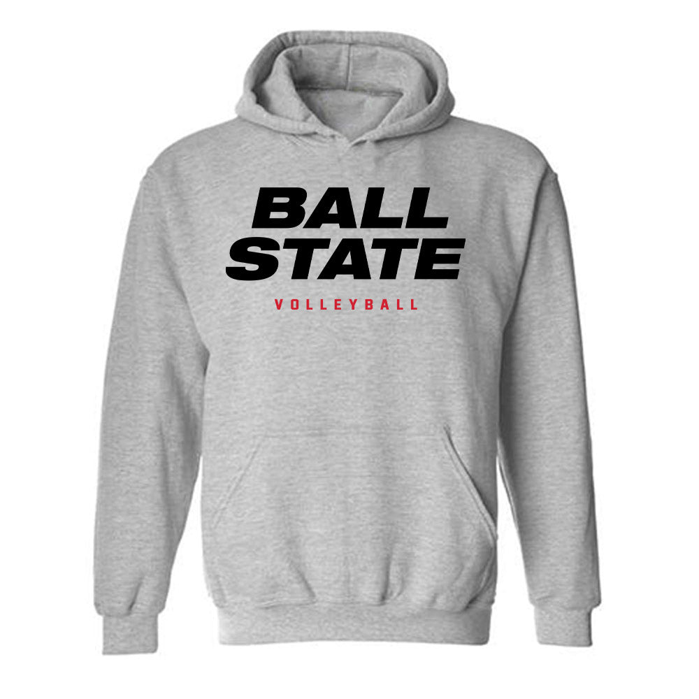 Ball State - NCAA Men's Volleyball : Patrick Rogers - Hooded Sweatshirt-0