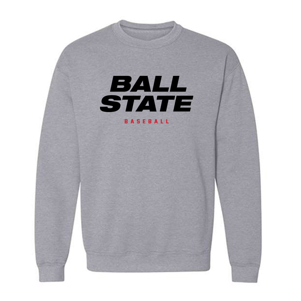 Ball State - NCAA Baseball : Kade Langhorst - Crewneck Sweatshirt-0