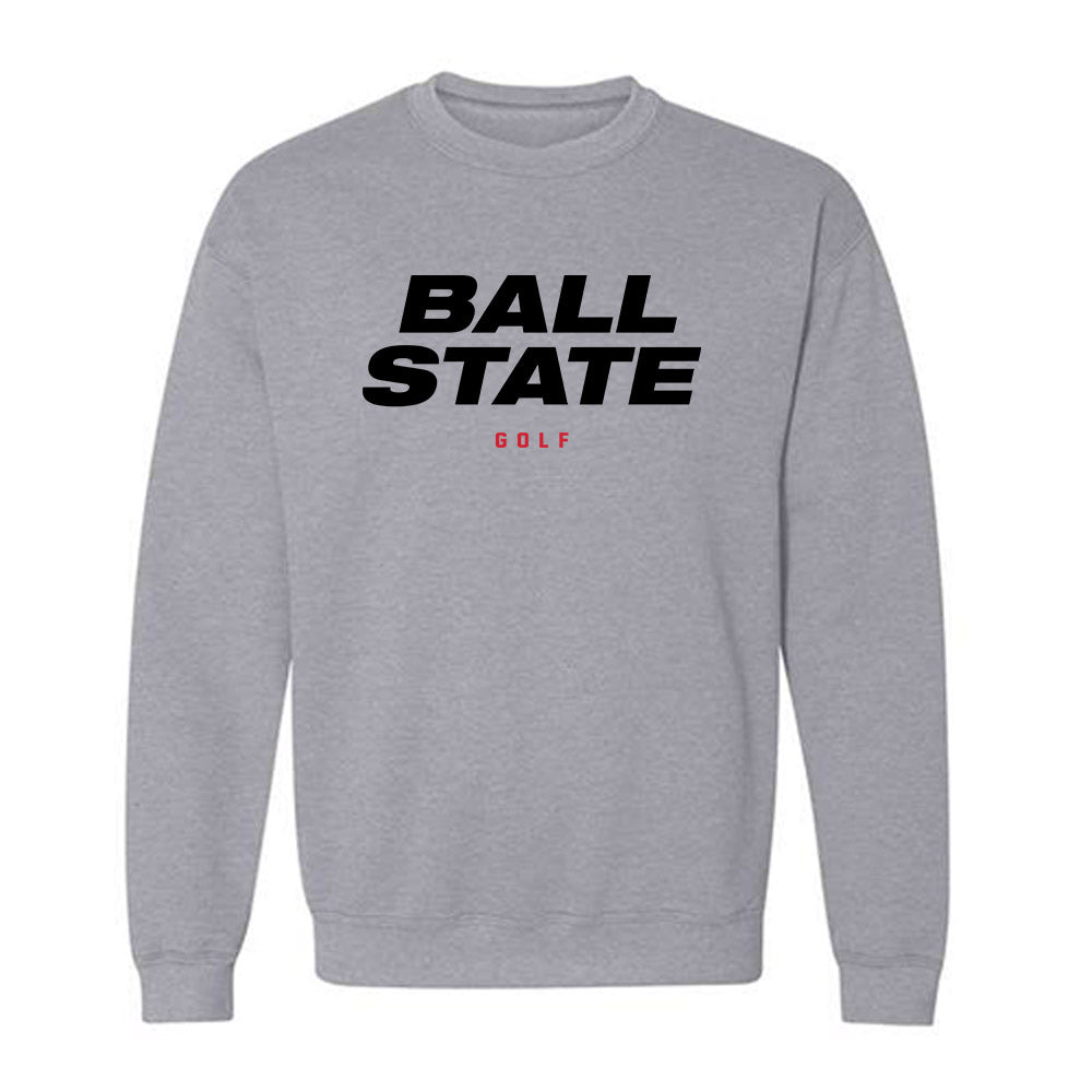 Ball State - NCAA Men's Golf : Carter Smith - Crewneck Sweatshirt-0