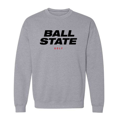Ball State - NCAA Men's Golf : Carter Smith - Crewneck Sweatshirt-0