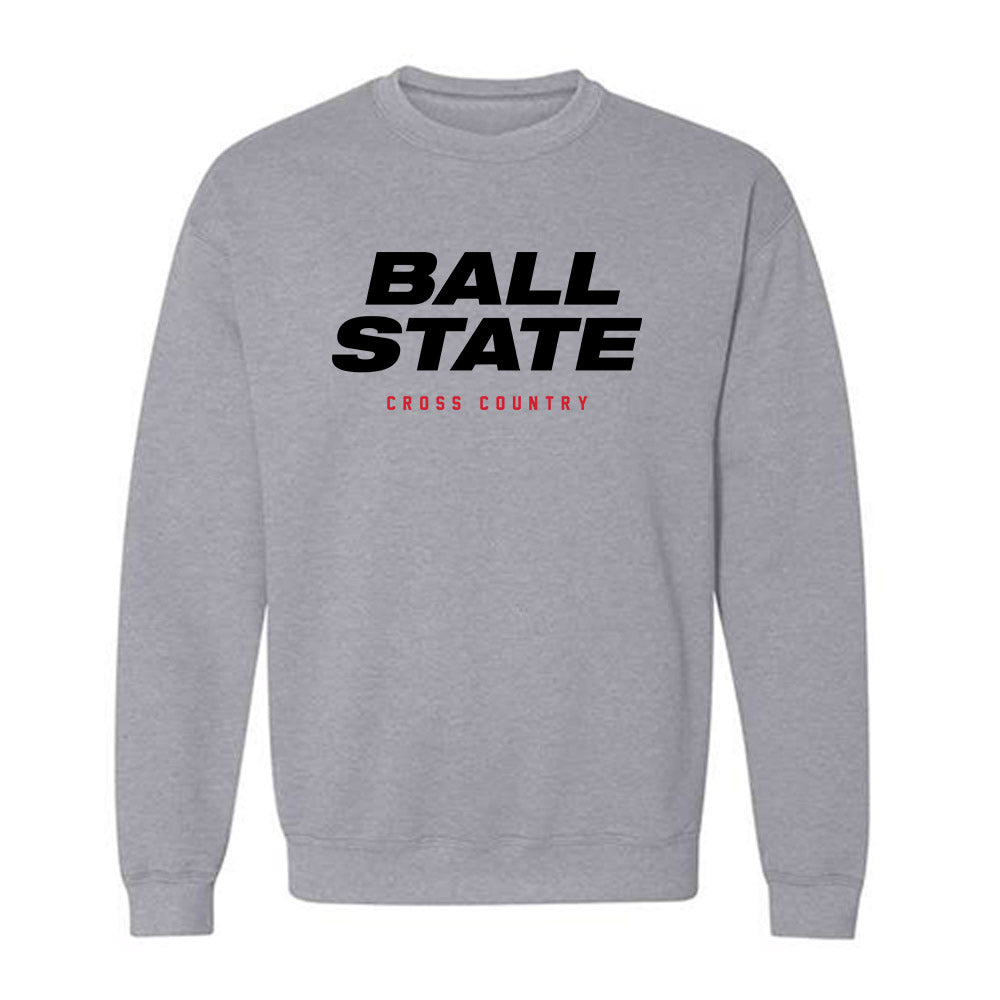 Ball State - NCAA Women's Cross Country : Emily Decker - Crewneck Sweatshirt-0