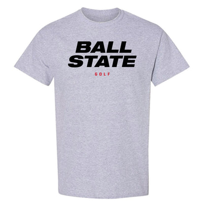 Ball State - NCAA Men's Golf : Carter Smith - T-Shirt-0