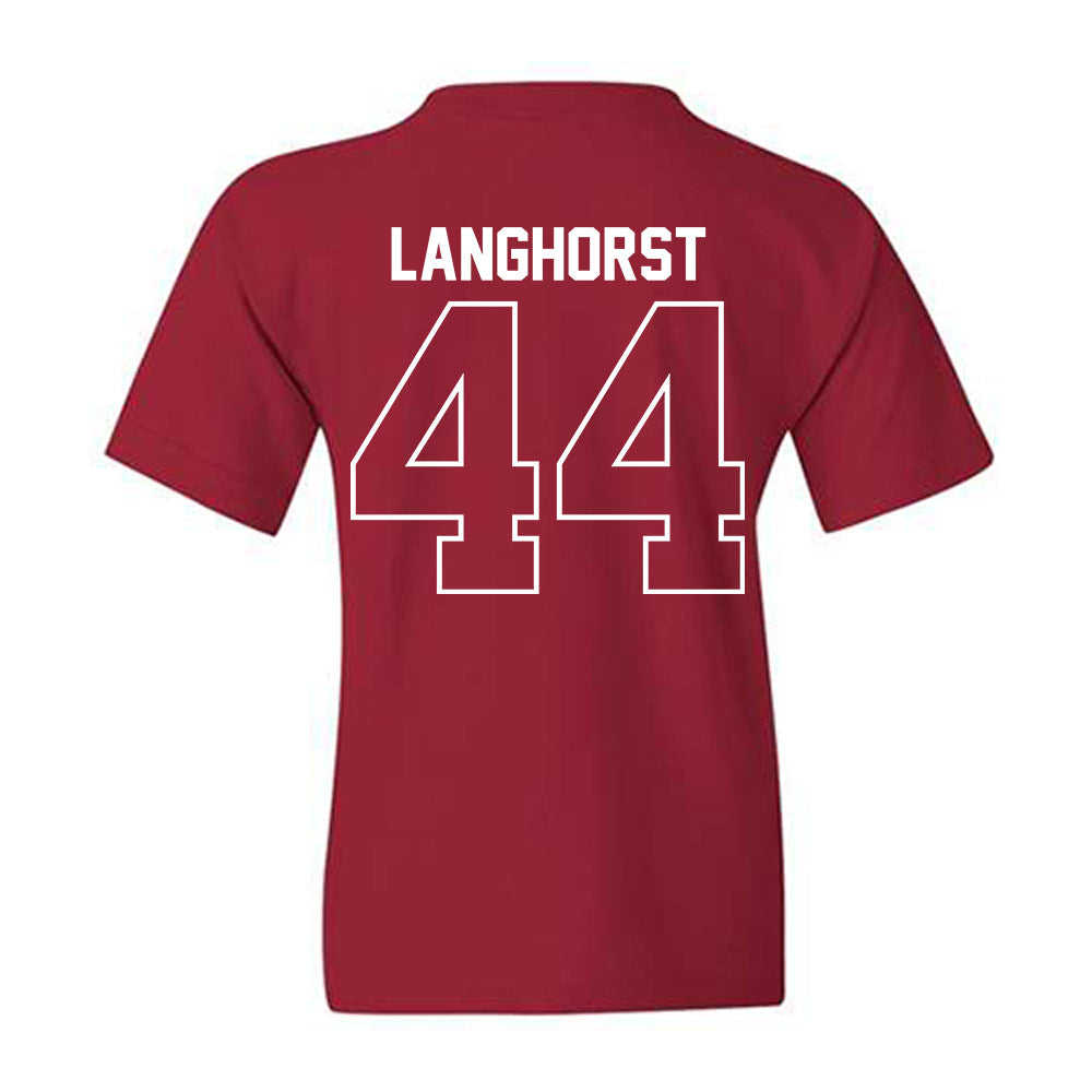 Ball State - NCAA Baseball : Kade Langhorst - Youth T-Shirt-1