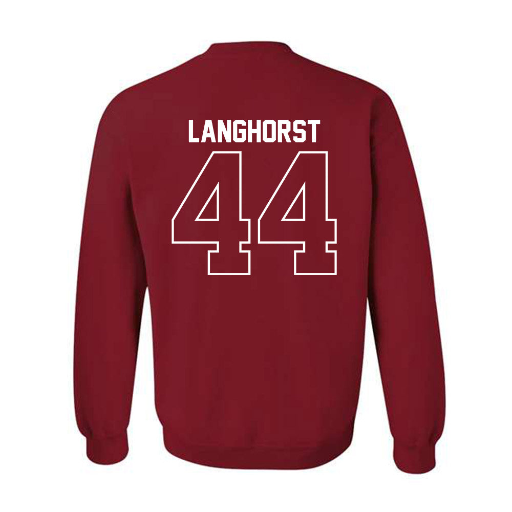 Ball State - NCAA Baseball : Kade Langhorst - Crewneck Sweatshirt-1