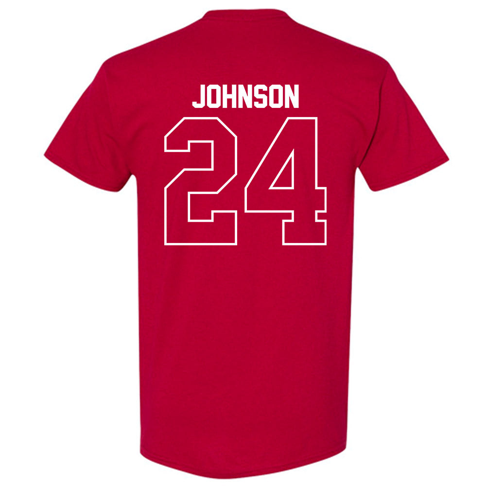Ball State - NCAA Baseball : Keegan Johnson - T-Shirt-1