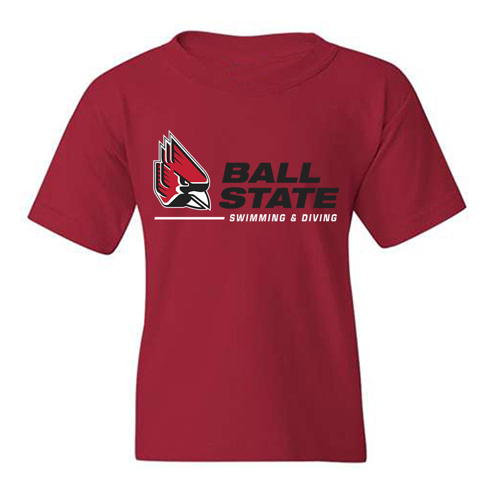Ball State - NCAA Women's Swimming & Diving : Magdalena Lechowska - Youth T-Shirt-0