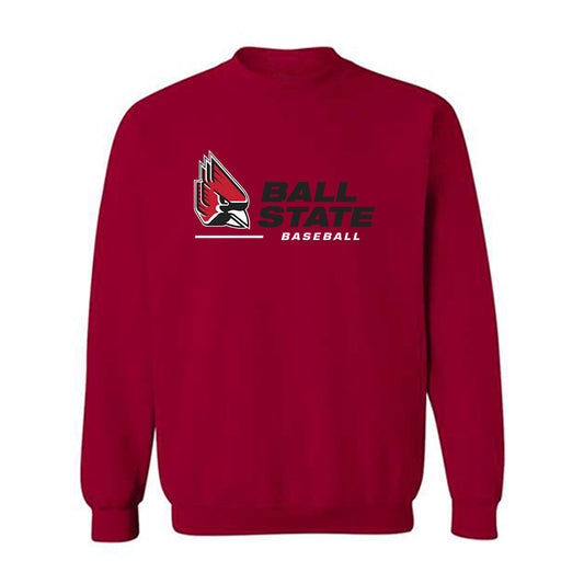 Ball State - NCAA Baseball : Connor Hutchinson - Crewneck Sweatshirt