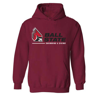 Ball State - NCAA Women's Swimming & Diving : Tommy-Anne Marriott - Hooded Sweatshirt-0