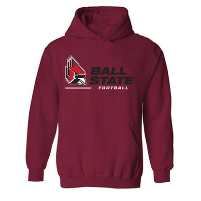 Ball State - NCAA Football : Grant Haworth - Hooded Sweatshirt-0