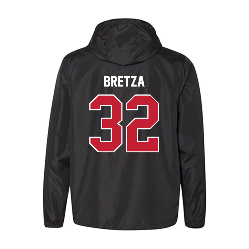 Ball State - NCAA Baseball : Zander Bretza - Windbreaker-1