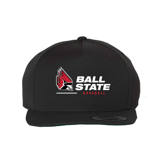 Ball State - NCAA Baseball : Caden Lockwood - Snapback Hat-0