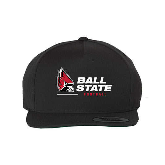 Ball State - NCAA Football : Elijah Jackson - Snapback Hat-0