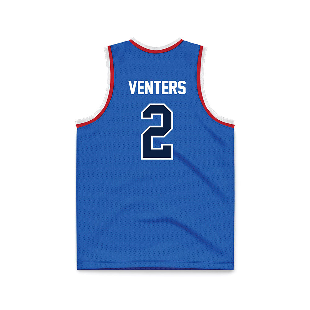 Gonzaga - NCAA Men's Basketball : Steele Venters - Basketball Jersey