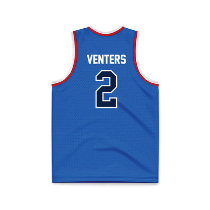 Gonzaga - NCAA Men's Basketball : Steele Venters - Basketball Jersey