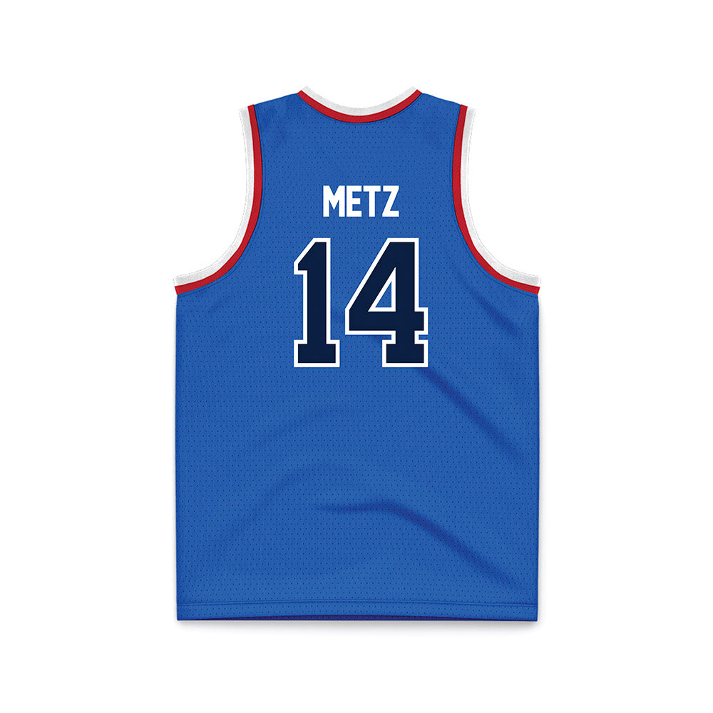 Gonzaga - NCAA Men's Basketball : Alonzo Metz - Basketball Jersey-1