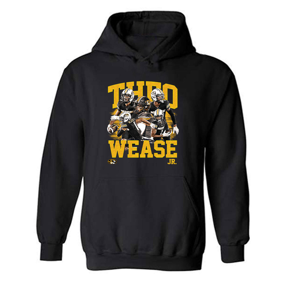 Missouri - NCAA Football : Theo Wease - Hooded Sweatshirt Player Collage