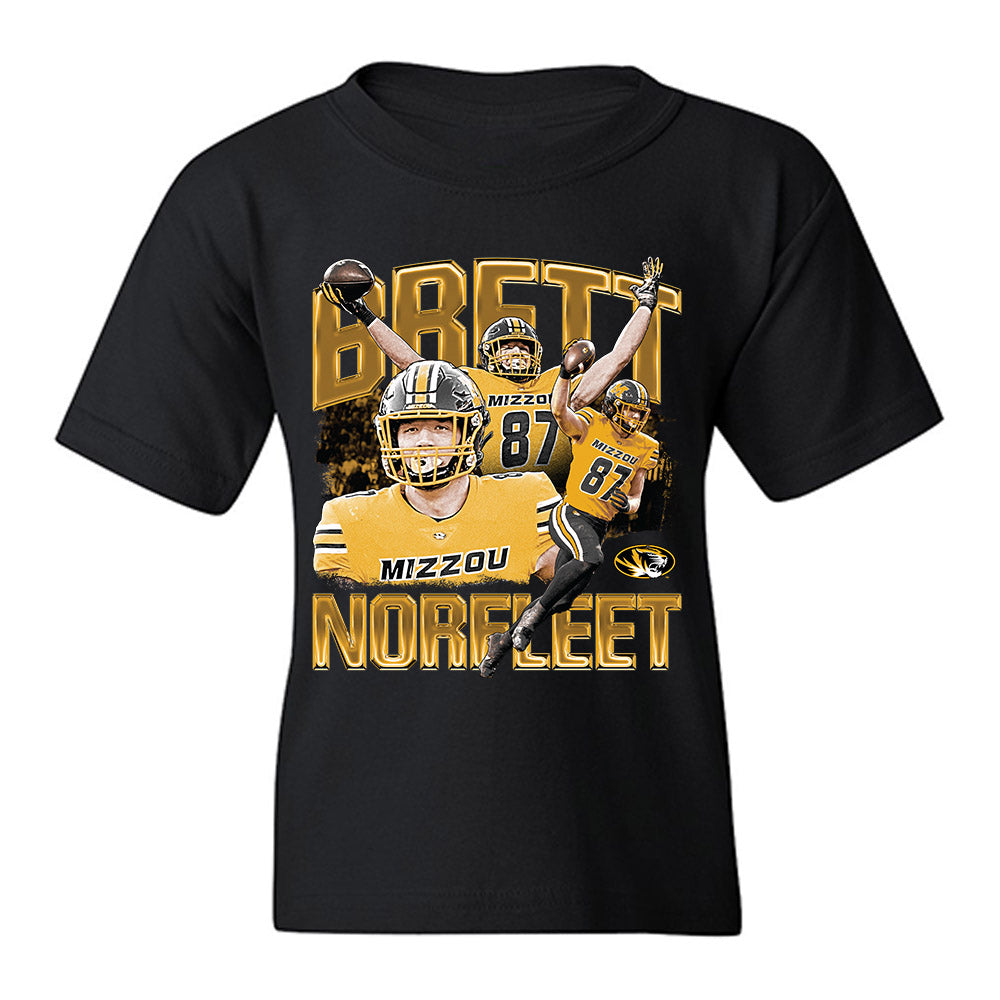 Missouri - NCAA Football : Brett Norfleet - Player Collage Youth T-Shirt