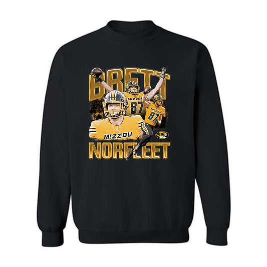 Missouri - NCAA Football : Brett Norfleet - Player Collage Crewneck Sweatshirt