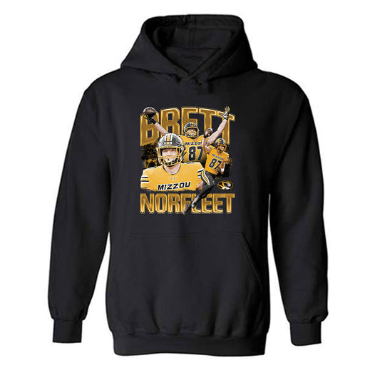 Missouri - NCAA Football : Brett Norfleet - Player Collage Hooded Sweatshirt