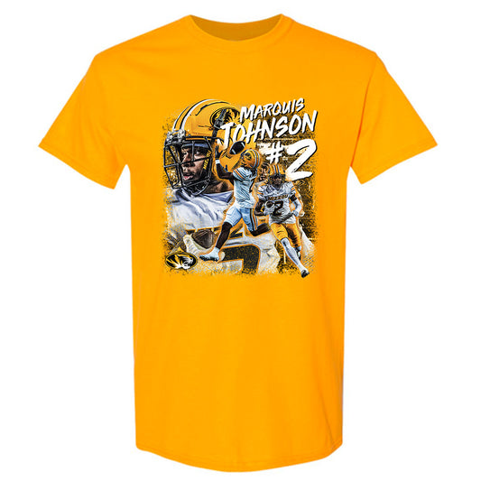 Missouri - NCAA Football : Marquis Johnson - Player Collage T-Shirt